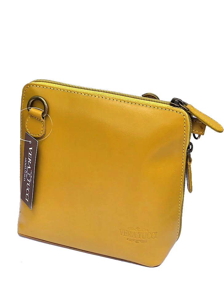 Vera Tucci Genuine Leather Cross Body Small Bag