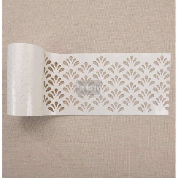 Redesign with Prima Stencil  - Stick & Style Stencil Roll -Eastern Fountain