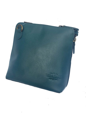 Vera Tucci Genuine Leather Cross Body Small Bag