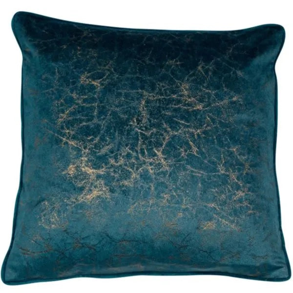 Crackle Teal Cushion