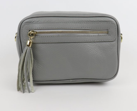 Leather Bag with Tassel