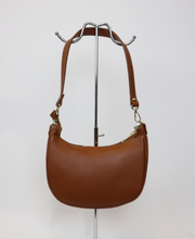 Load image into Gallery viewer, Leather Shoulder Moon Shape Bag
