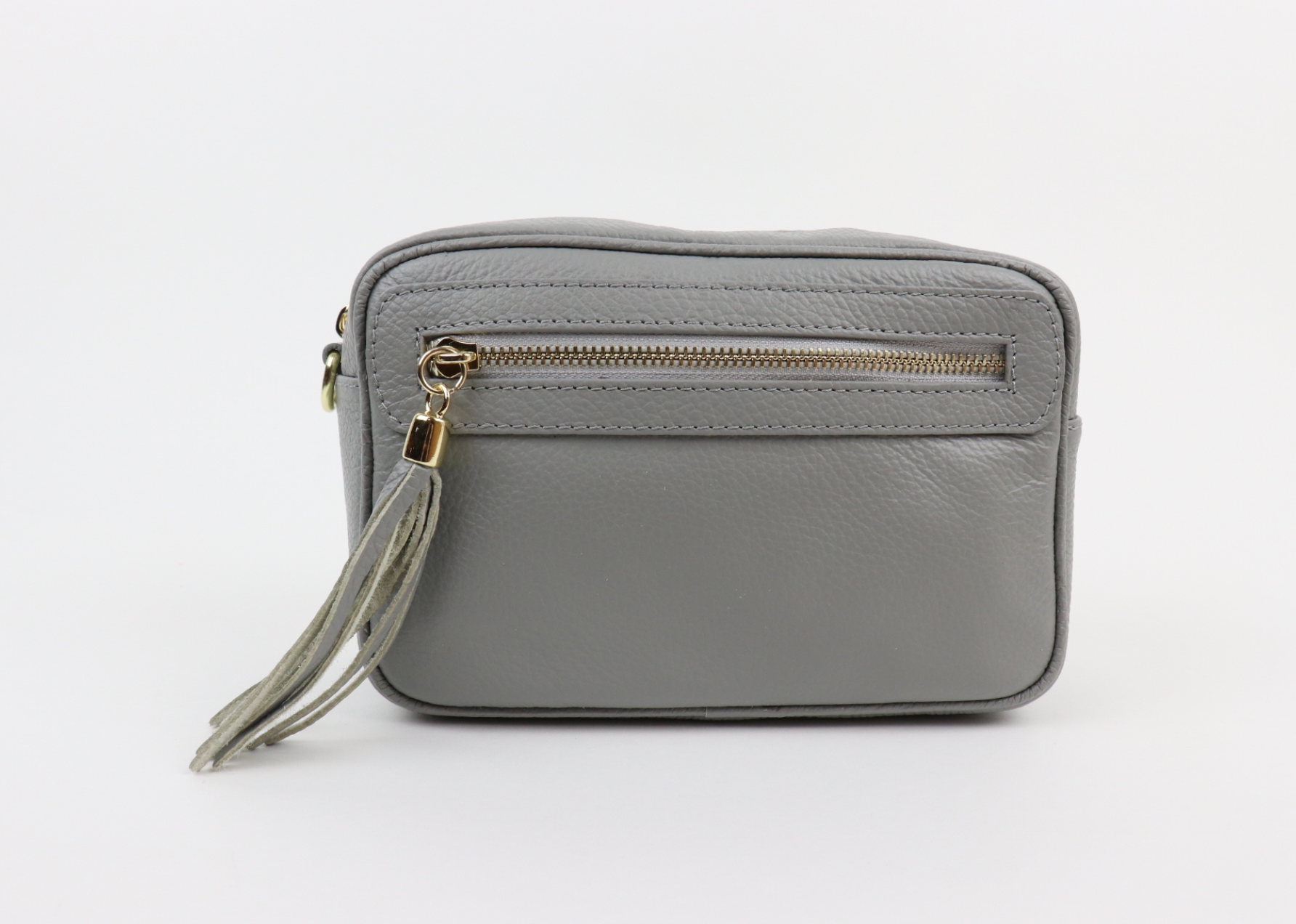 Leather Bag with Tassel