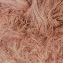 Load image into Gallery viewer, Sheepskin Rug Long Wool Dark Pink
