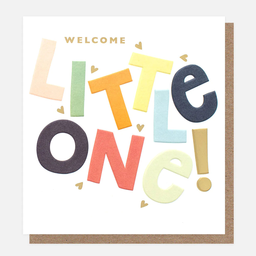 Welcome Little One New Baby Card