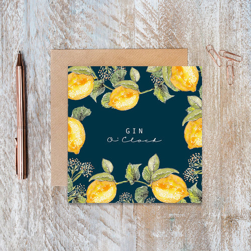 Gin O’Clock Card - Little Gems Interiors