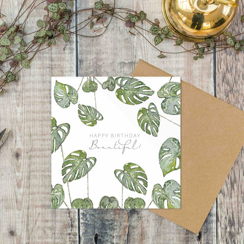 Happy Birthday Beautiful card - Little Gems Interiors