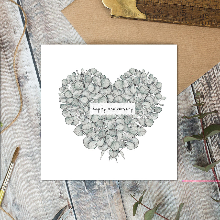 Happy Anniversary card - Little Gems Interiors