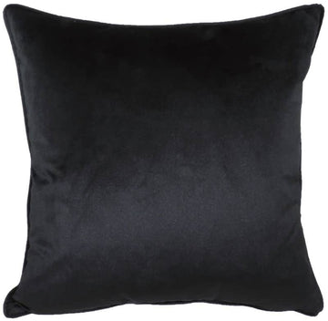 PIPED ROYAL VELVET - Black - Little Gems Interiors